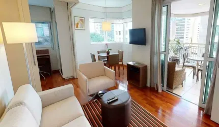 Apartamento no Flat Estanconfor Vila Olímpia com 02 dorms