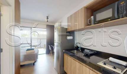 Studio VN Álvaro Rodrigues, apto disponível para locação contendo 32m² e 1 dormitório.