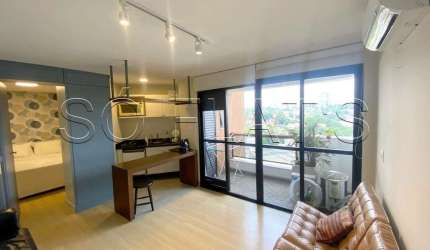Flat Transamérica Higienópolis Classic disponível para venda com 39m², 01 dorm e 01 vaga de garagem
