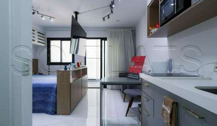 Studio Is Moema disponível para venda com 25m², 01 dormitório