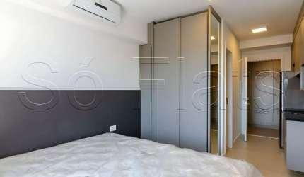 Studio Go Campo Belo, apartamento disponível para locação com 25m² e 1 dormitório