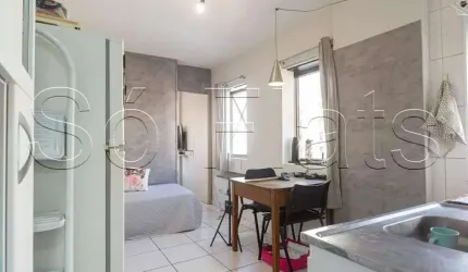 Apto no Saint Gotthard, disponível para locação com 30m², 1 dormitório e 1 vaga de garagem.