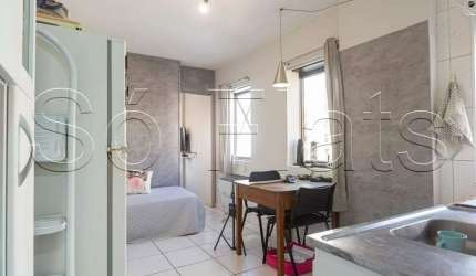 Flat no Saint Gotthard, disponível para locação com 30m², 1 dormitório e 1 vaga de garagem.