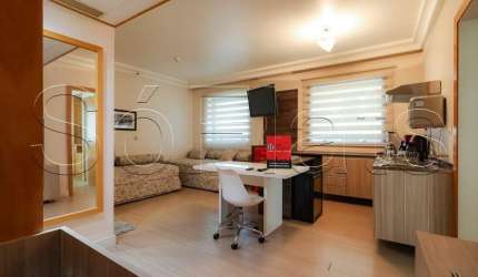 Apto Tryp Higienópolis disponível para locação com 43m², 02 dorms e 01 vaga de garagem