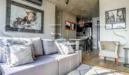 Lindo Residencial Maxhaus Itaim disponível para locação com 70m², 1 dormitório e 2 vagas de garagem.