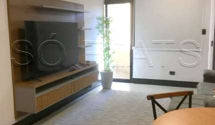 Flat no Le Bougainville com 50m², 1 dormitório e 1 vaga disponível para locação em Alphaville