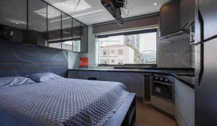 Studio Apamas, disponível para locação contendo 28m² e 01 dormitório.