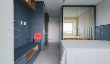 Residencial Grand Vitrali, apto disponível para locação contendo 25m² e 1 dormitório.