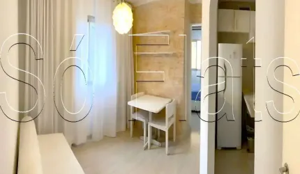 Flat Paulista Flat I, flat disponível para locação com 28m², 01 dorm e 01 vaga de garagem.