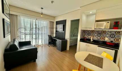 Apto no The Palace disponível para locação com 33m², 01 dormitório e 01 vaga de garagem.