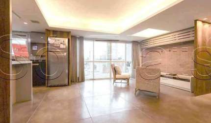Blue Loft na Vila Nova Conceição com 1 dorm e 2 vagas disponível para locação