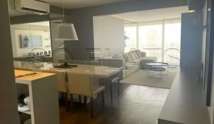 Horizonte Jk, flat para locação com 80m² , 2 dormitórios e 2 vagas de garagem no Itaim Bibi.