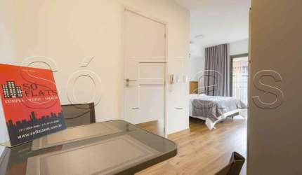 Apartamento 33m²  totalmente mobiliado para locação no Paraíso.