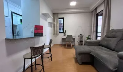 Apto na região central de Higienópolis disponível para locação com 49m², 1 dorm e 1 vaga