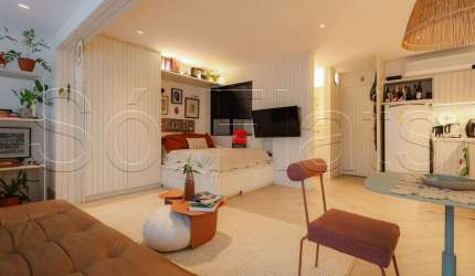 Residencial Ascent Paulista, flat disponível para locação contendo 30m² e 1 dormitório.