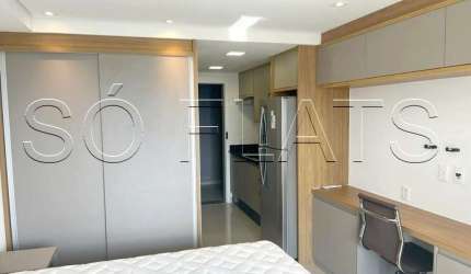 Studio lindo no Brooklin próximo da Avenida Adolfo Pinheiro, disponível para locação.