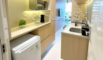 Residencial Atmosfera Brooklin, apartamento disponível para venda com 30m² e 1 dormitório