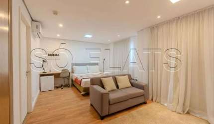 Saint Charbel, flat disponível para locação contendo 36m², 1 dormitório e 1 vaga.