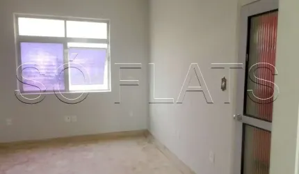 Sala Comercial Esculápio para locação com 98m² contendo 1 escritório em Santos.