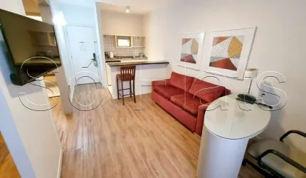 Flat Quality Alphaville disponível para locação com 39m² e 01 vaga de garagem