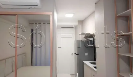 Residencial Hub Vila Madalena, flat disponível para locação com 25m² e 01 dormitório.