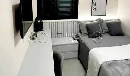 Flat no Paraíso, com 02 dorms, com fácil acesso tanto para a Paulista quanto para o Pq do Ibirapuera