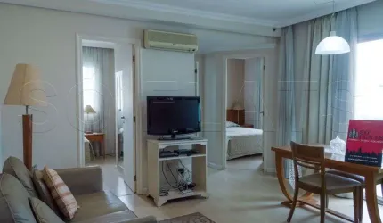 QUALITY BELA CINTRA - exclusivo com 2 dormitórios mobiliados.