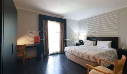 TRYP PAULISTA - flat próx Av Paulista mobiliado e com serviços.