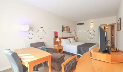 Flat Sol Alphaville disponível para venda com 30m² e 01 vaga de garagem