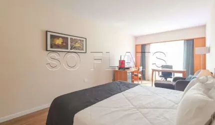Flat Sol Alphaville disponível para venda com 30m² e 01 vaga de garagem