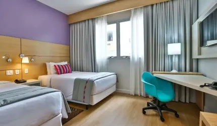 Flat Radisson Santos disponivel para venda com 30m², 01 dorm e 01 vaga de garagem