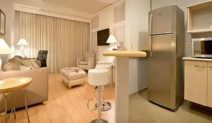 Flat em Alphaville, prox a grandes empresas, principais vias e fácil acesso a São Paulo