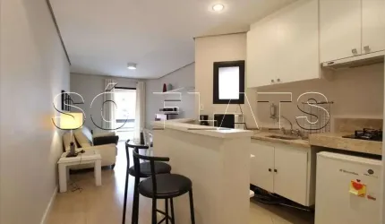 Lindo flat no Itaim Bibi para locação muito próximo da Av Brig. Faria Lima e Av 9 de Julho.