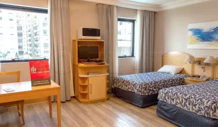 TRYP HIGIENÓPOLIS DISPONÍVEL PARA LOCAÇÃO E TOTALMENTE MOBILIADO. COM ENTRADA IMEDIATA.