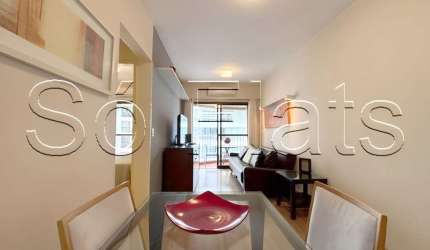 Residencial Boulevard Paris, apto mobiliado no Itaim Bibi próximo a Avenida Juscelino Kubitschek.