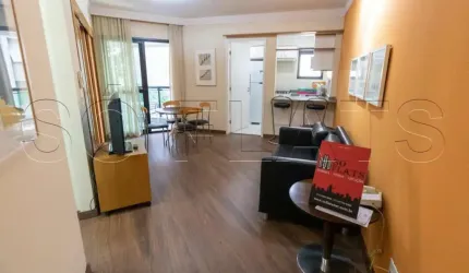 Flat no Paraíso com 02 dorms com fácil acesso ao Pq. do Ibirapuera e Av. Paulista