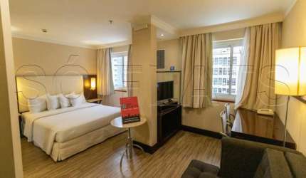 No Jardins Flat 1 Suíte 29m²  Transamérica Prime International Plaza está situado a apenas 1 quarte