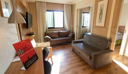 Flat na Bela Vista, proxa  Avs. Paulista e Nove de Julho.  Com entrada imediata e sem fiador.