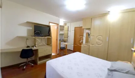 Flat disponível para locação com excelente localização próximo ao Shopping Pamplona e Av 9 de Julho.
