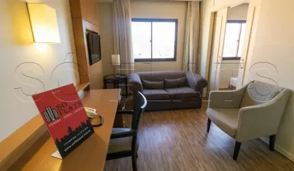 Flat nos Jardins com 1x dormitório, próx a Av. Paulista, Museu do Masp e FGV e Metrô Trianon.