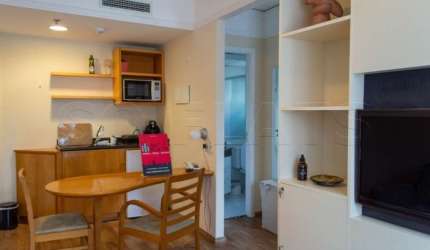 Flat em Moema disponível para venda com 33m² e 01 vaga de garagem