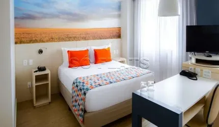 Flat no Pool para investimento, Comfort Alphaville