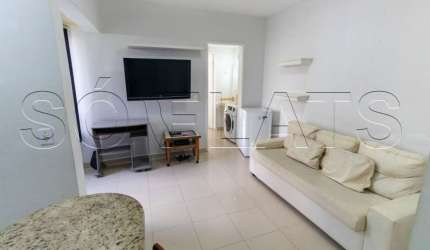 Flat no Paraíso, próximo ao Ginásio do Ibirapuera, Pq do Ibirapuera e Av. 23 de Maio.
