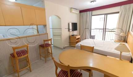 Flat Mercure Sp Alamedas no modelo Studio com cozinha nos Jardins