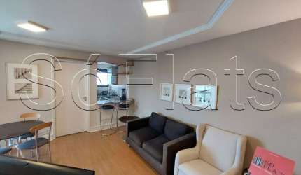 Apartamento com serviços no Flat Paradise Garden, 02 dormitório e uma excelente localização