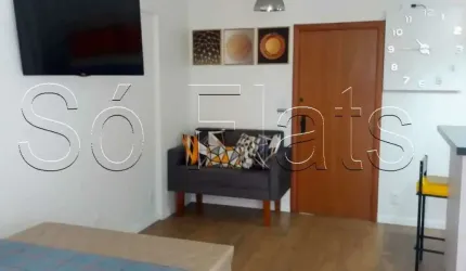 Flat com Serviços em São Vicente, ótimo para investimento ou moradia