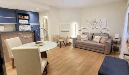 Apartamento para locação no La Residence Paulista, contendo 38m², 1 dormitório e 1 vaga de garagem