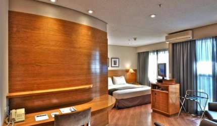 Flat Transamérica Executive Paulista disponível para venda com 31m² e 01 vaga de garagem