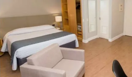 Flat Transamérica Bela Cintra disponível para venda com 26m² e 01 vaga de garagem