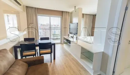 Flat no Diogo Home para locação contendo 50m², 1 dormitório e 1 vaga de garagem